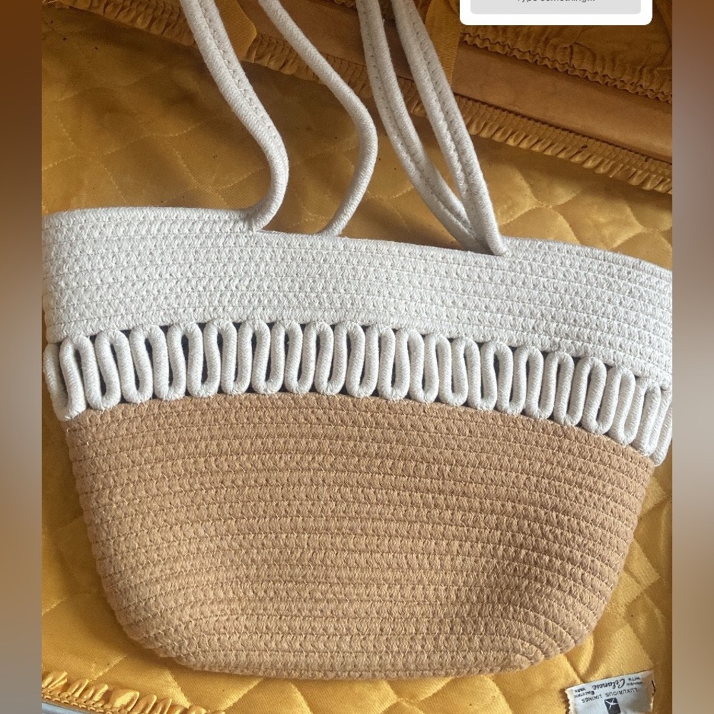 Braided Rope Woven tote bag